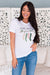 Happy Holiday Wish Modest Graphic Tee